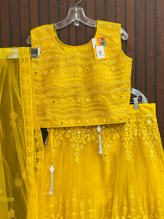 Yellow lehenga Choli set