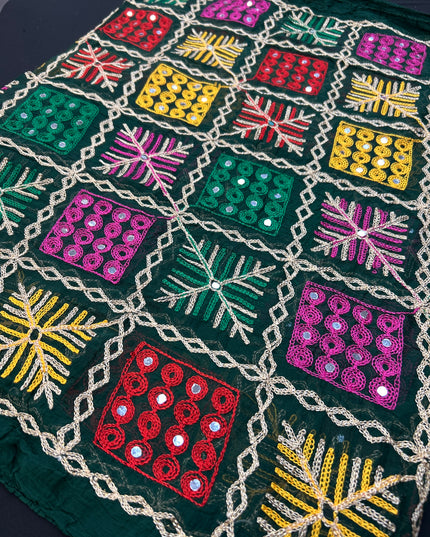 Embroidered phulkari dupatta
