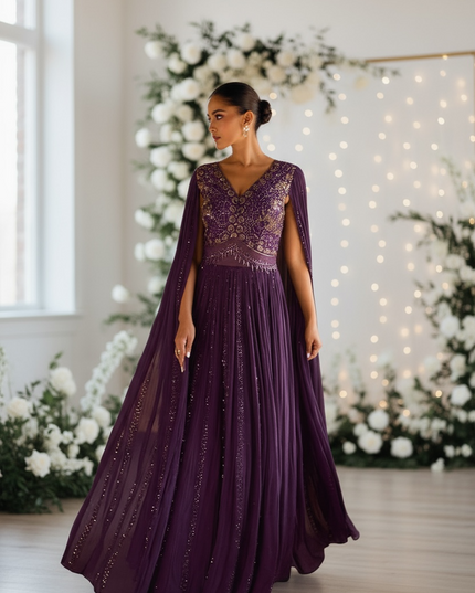 Party wear long gown