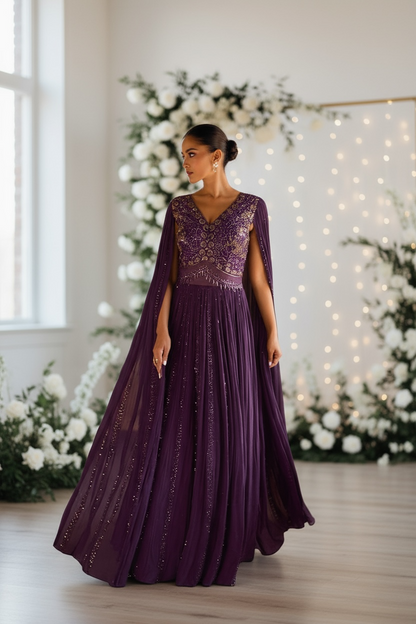 Party wear long gown