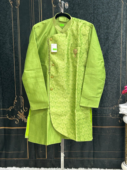 Silk sherwani set | men’s kurta