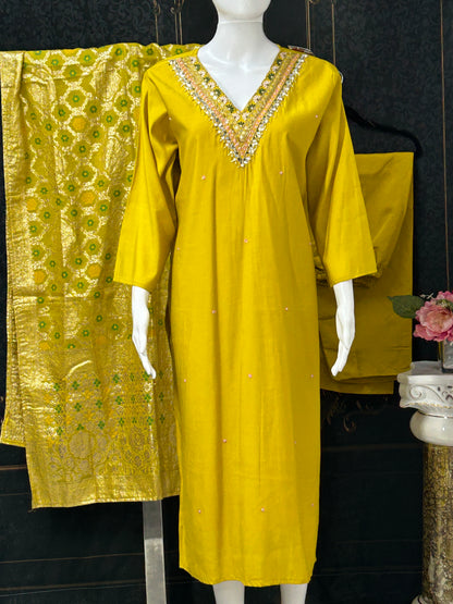 Modal silk suit