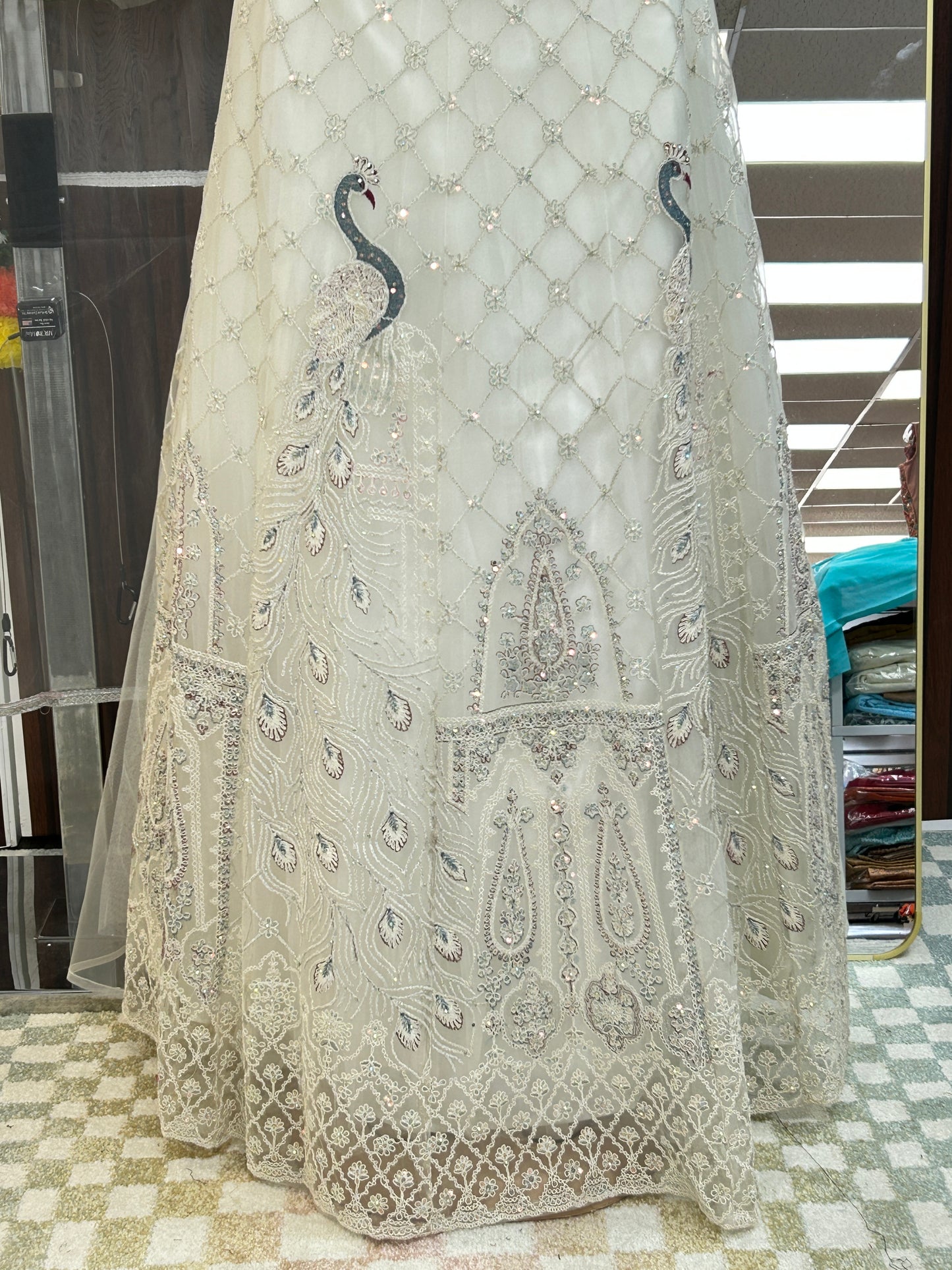 Off white lehenga Choli set