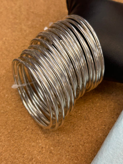 Silver bangles 2.2