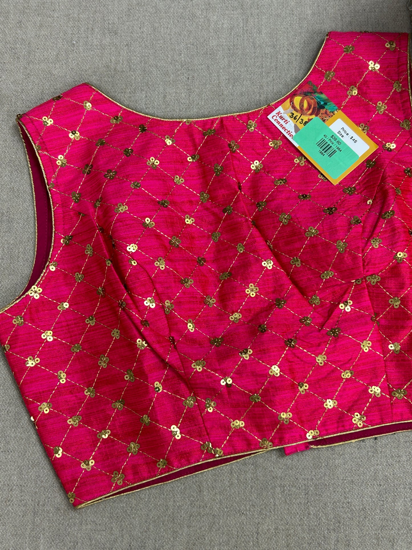 Dark pink blouse