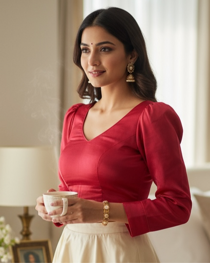 Silk blouses