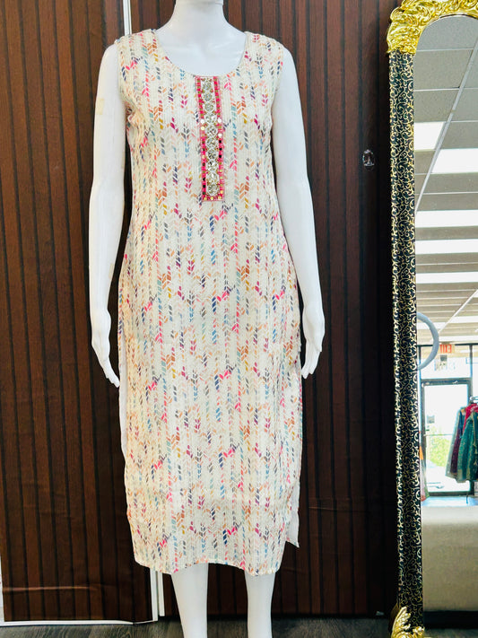 Georgette lightweight kurti