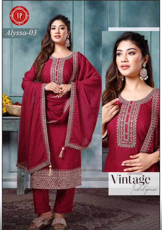 Silk salwar suit