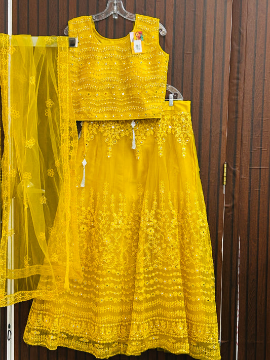 Yellow lehenga Choli set