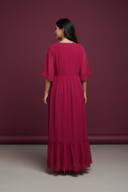 Georgette long frock