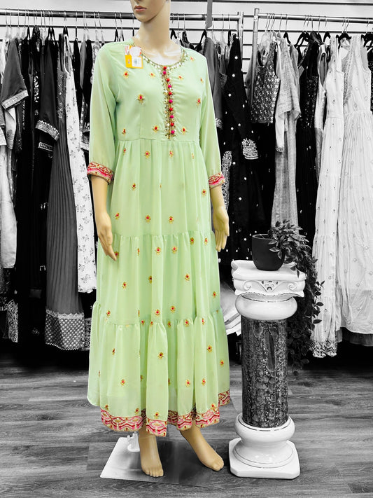 Chiffon long kurti : SALE
