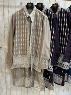 Half jacket kurta set / sherwani