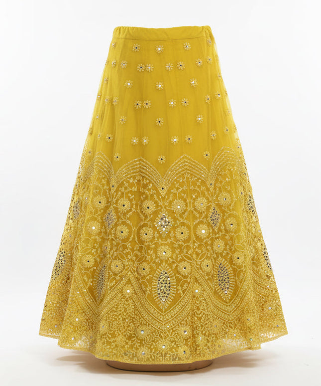 Yellow lehanga choli