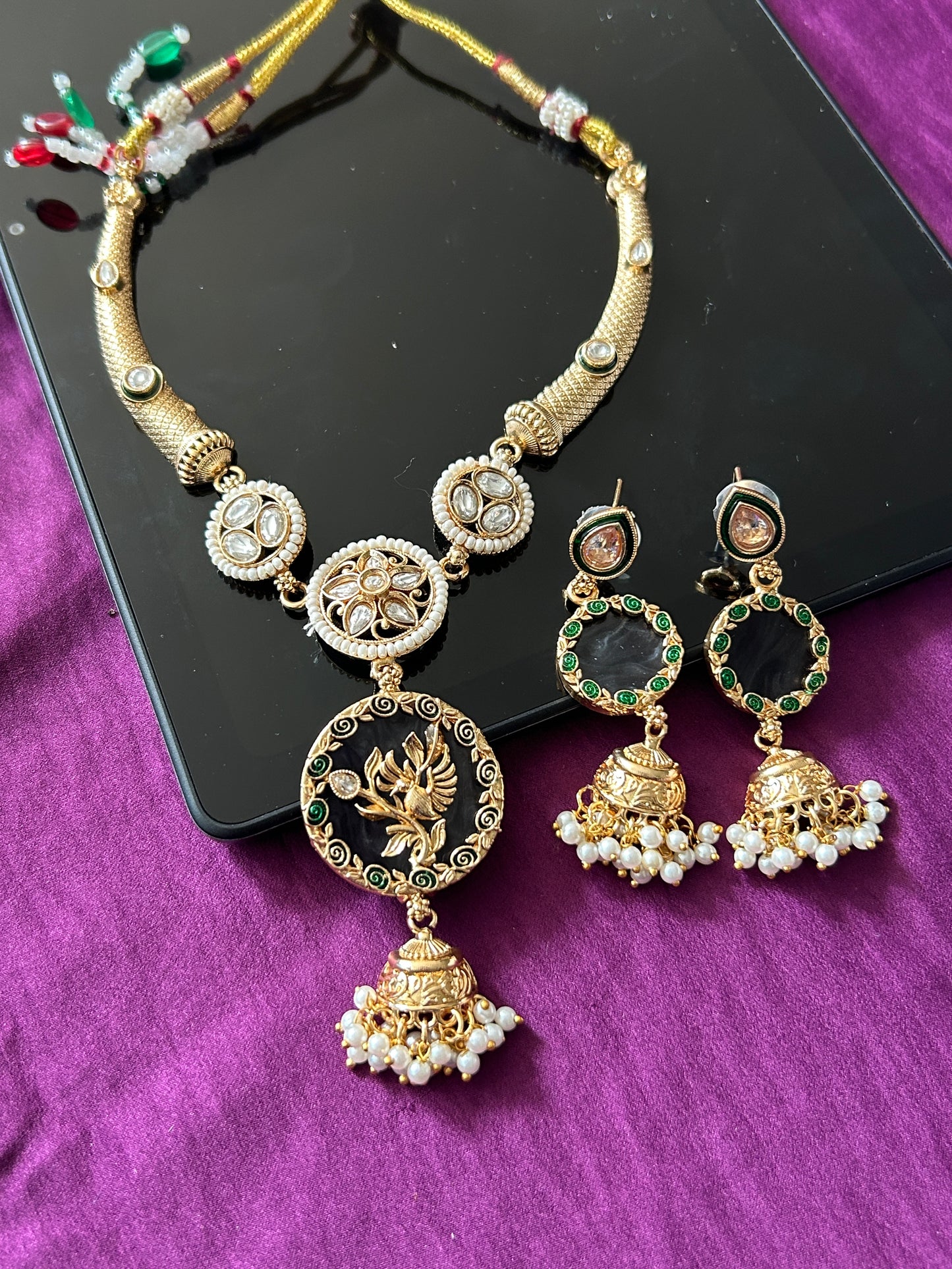 Gold look alike necklace sets