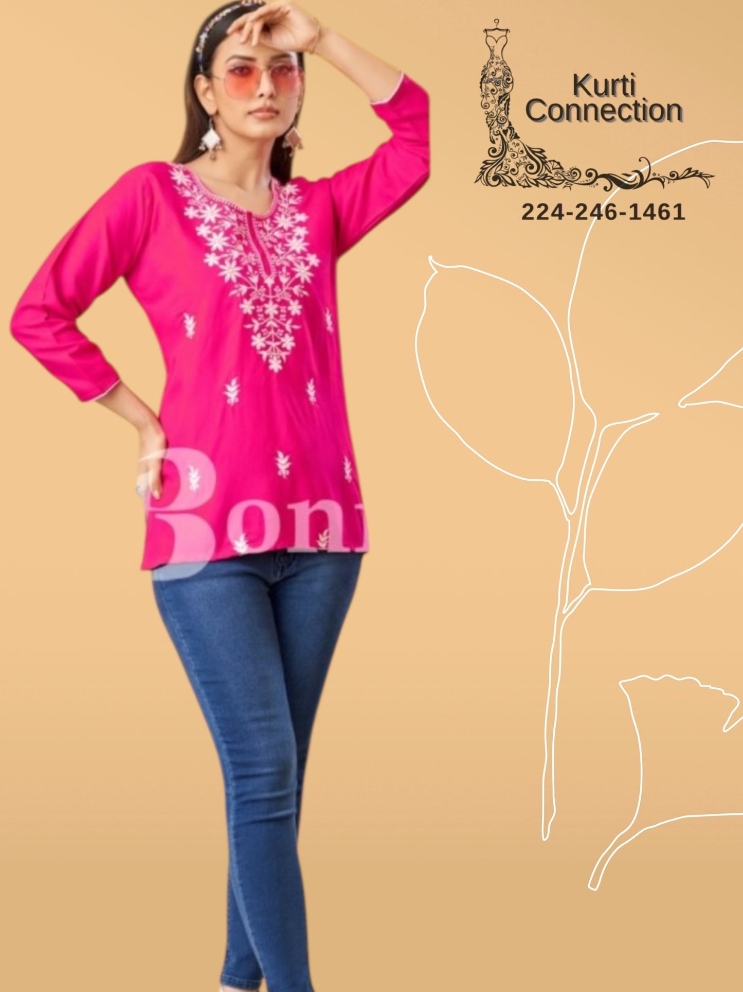 Aisha: short Kurti