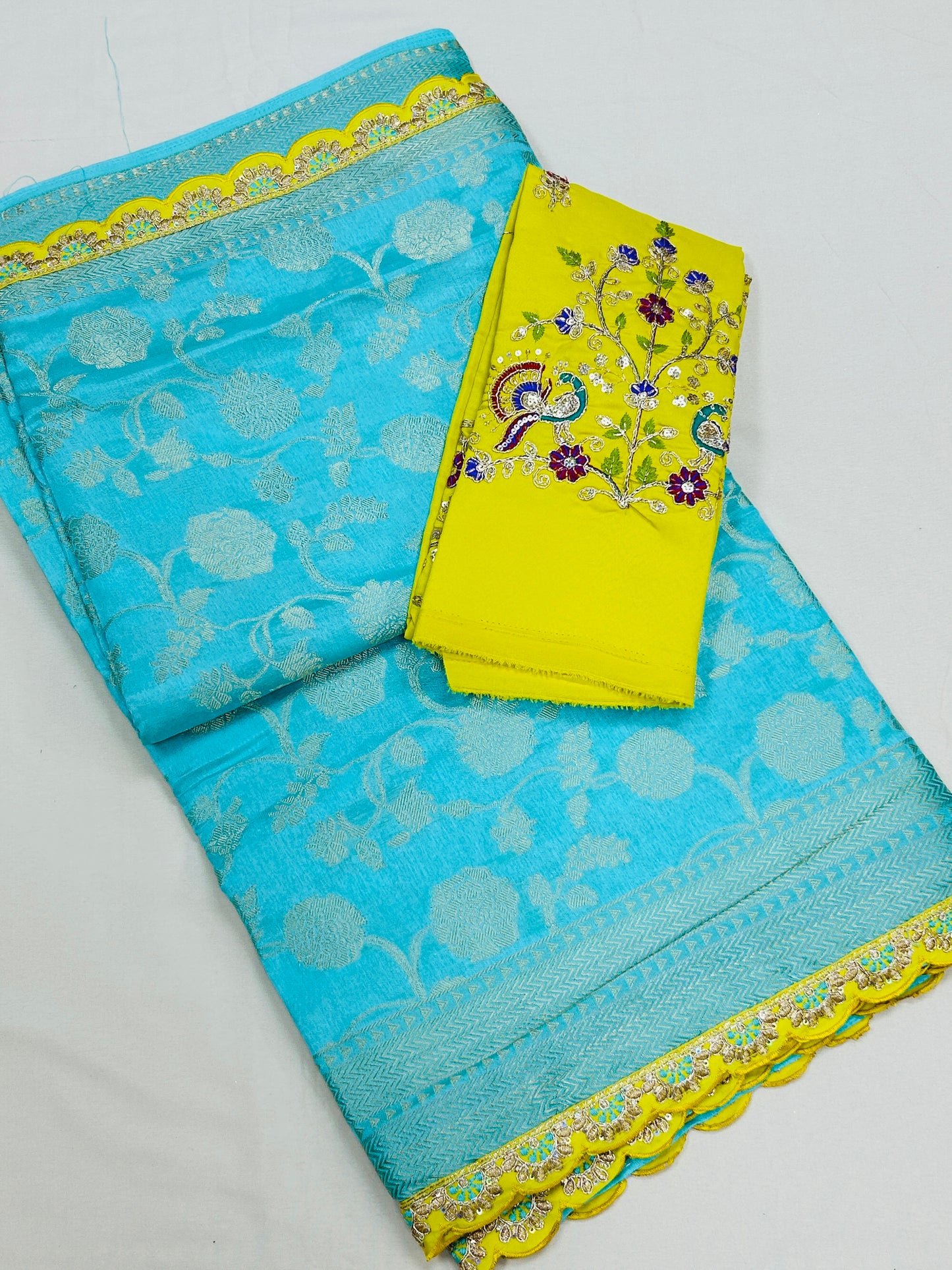 Party wear silk saree