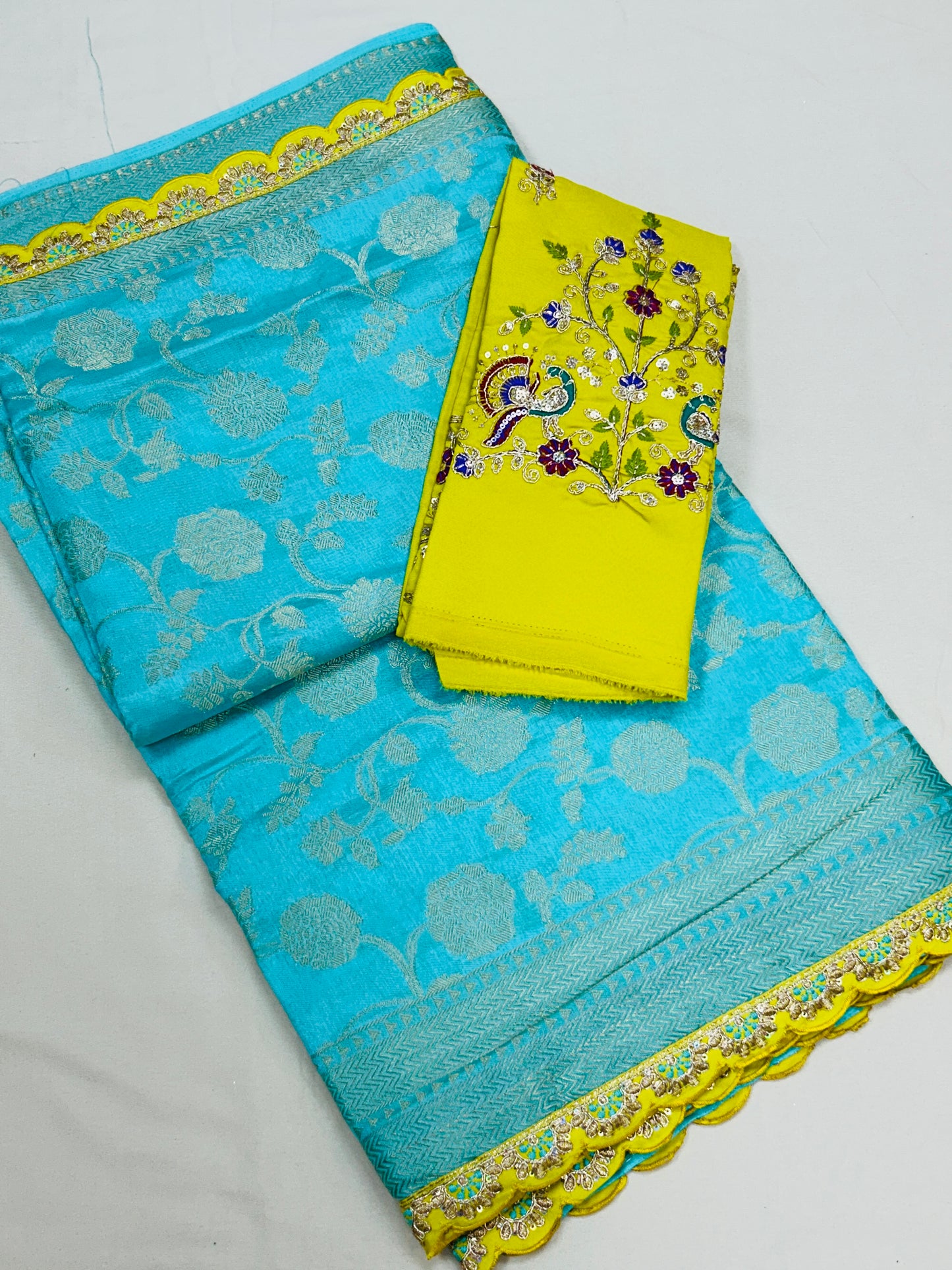 Party wear silk saree