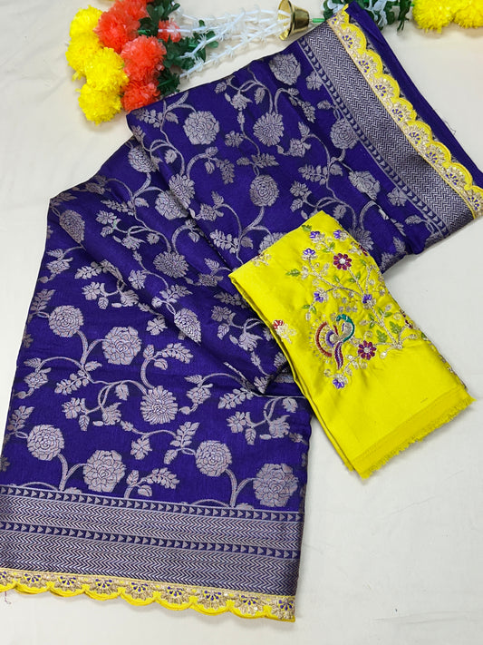 Party wear silk saree