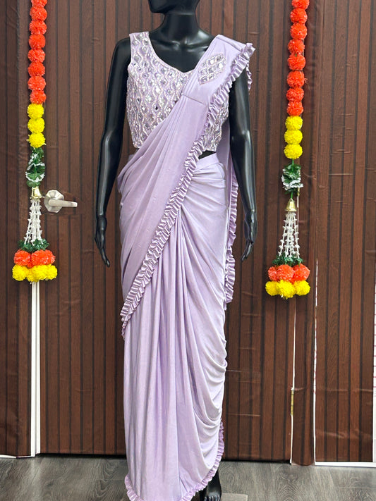 Pre Stitched saree | readymade saree