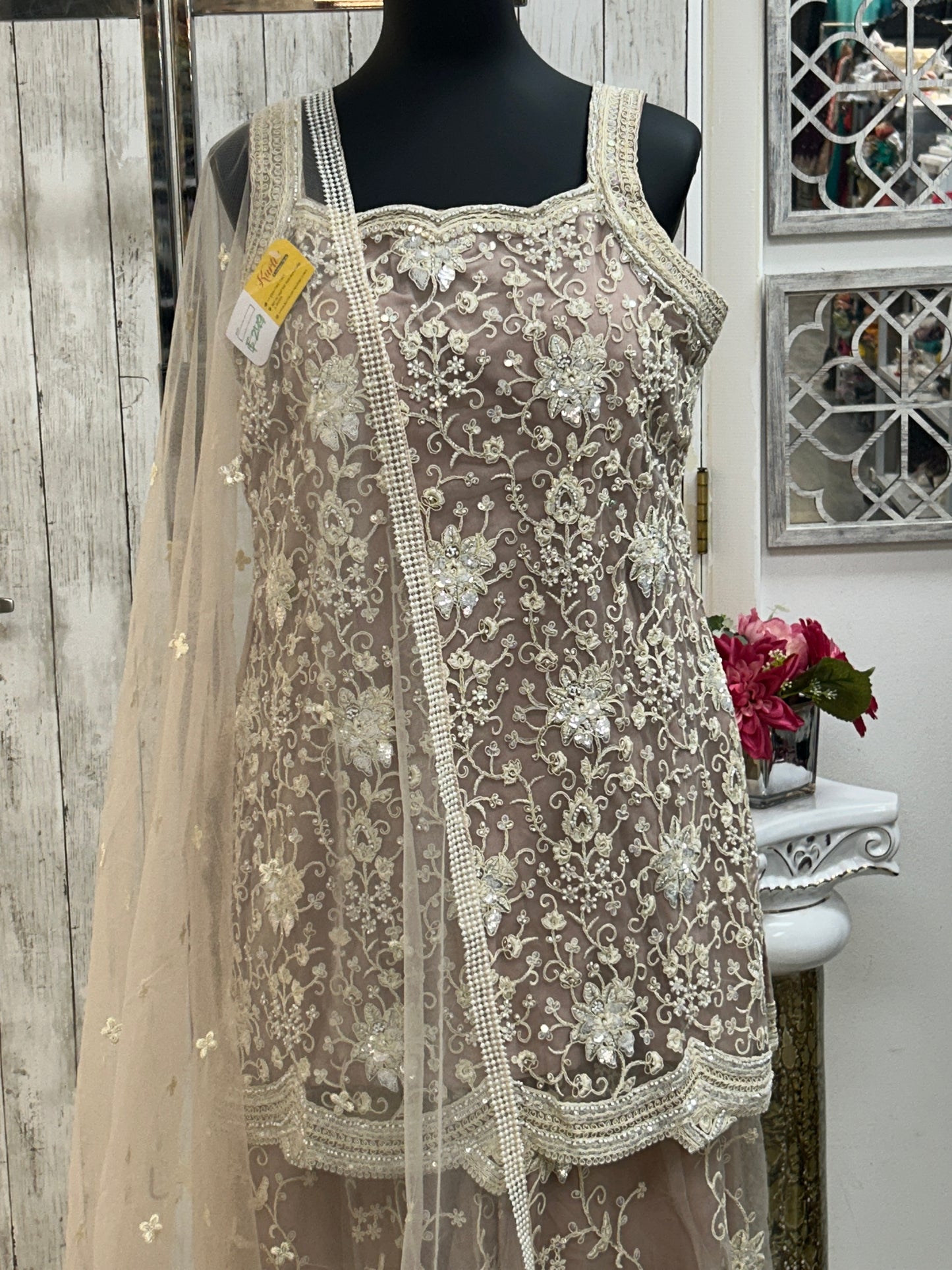Designer party wear sharara set