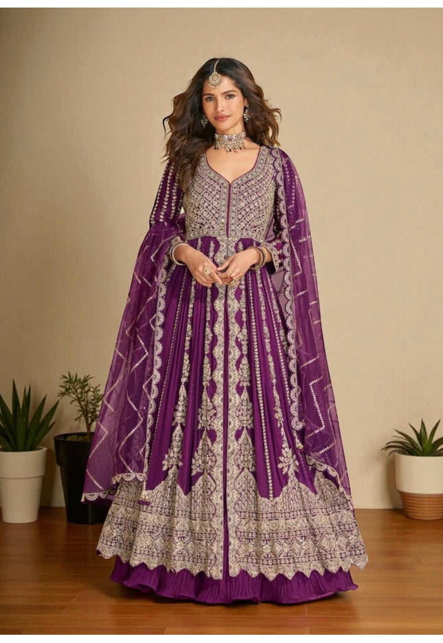 Wedding collection: Mirza: heavy party wear Anarkali dresses