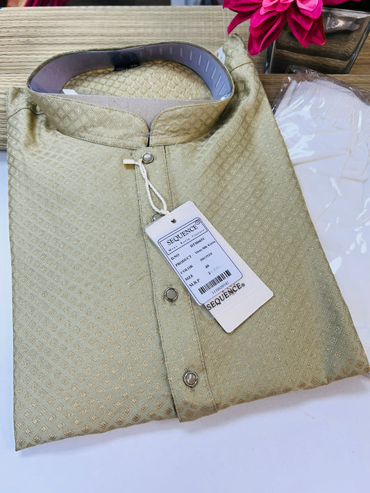 Hina green kurta set