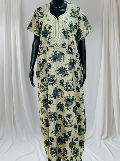Rayon cotton nighty