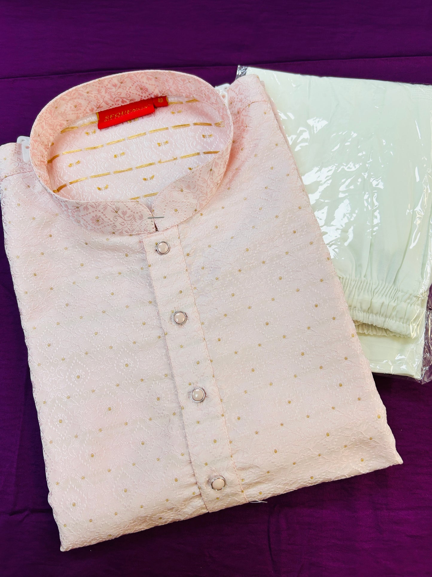 Light pink Kurta pajama set