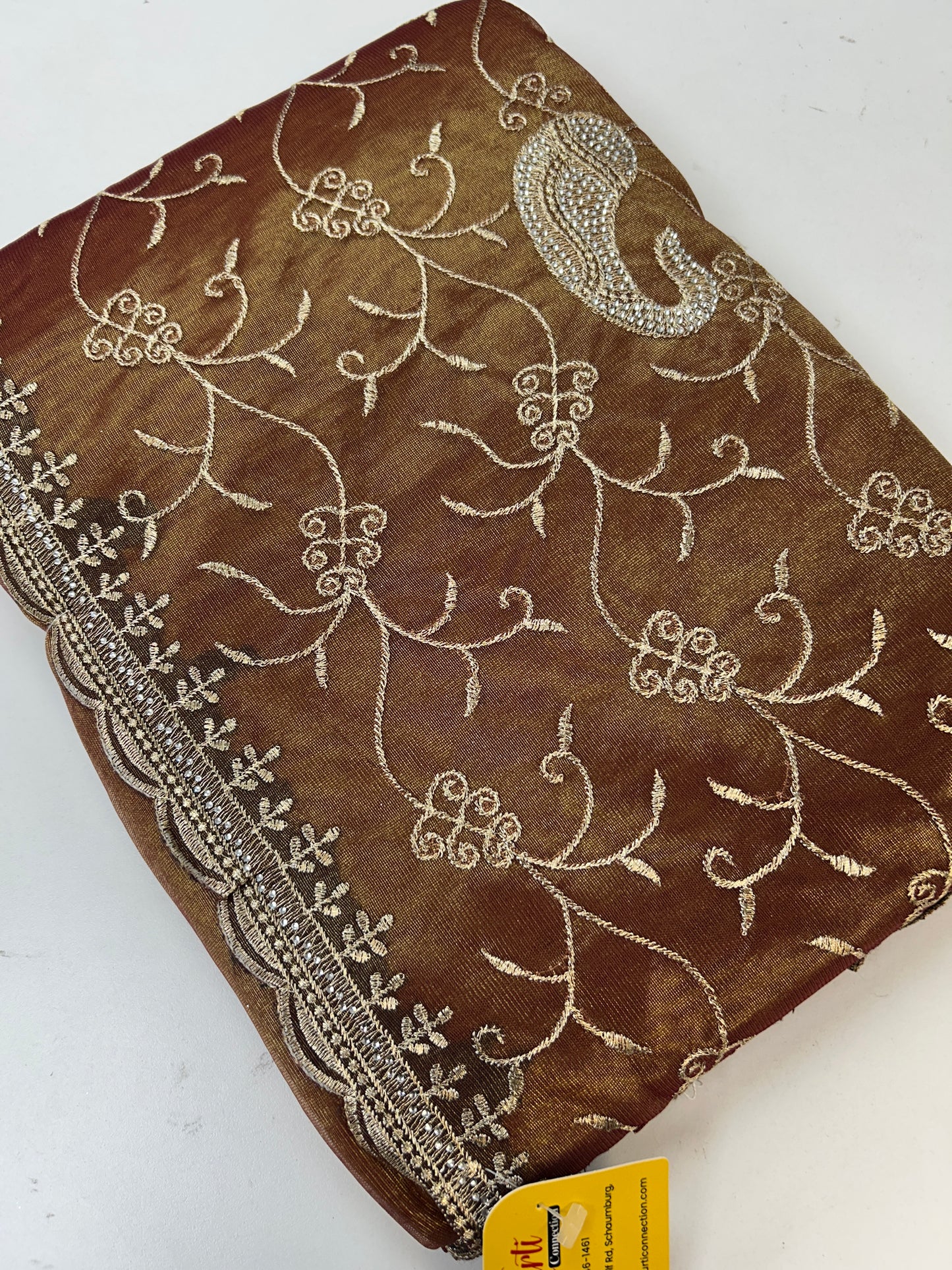 Shimmer silk saree : cocktail saree