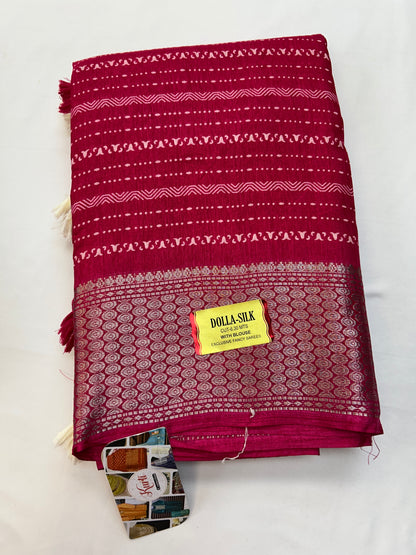 Dola silk saree