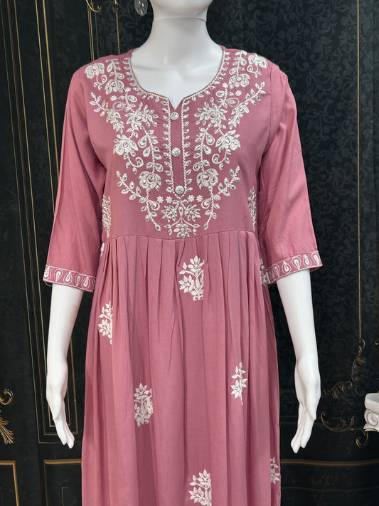 Rayon long kurti