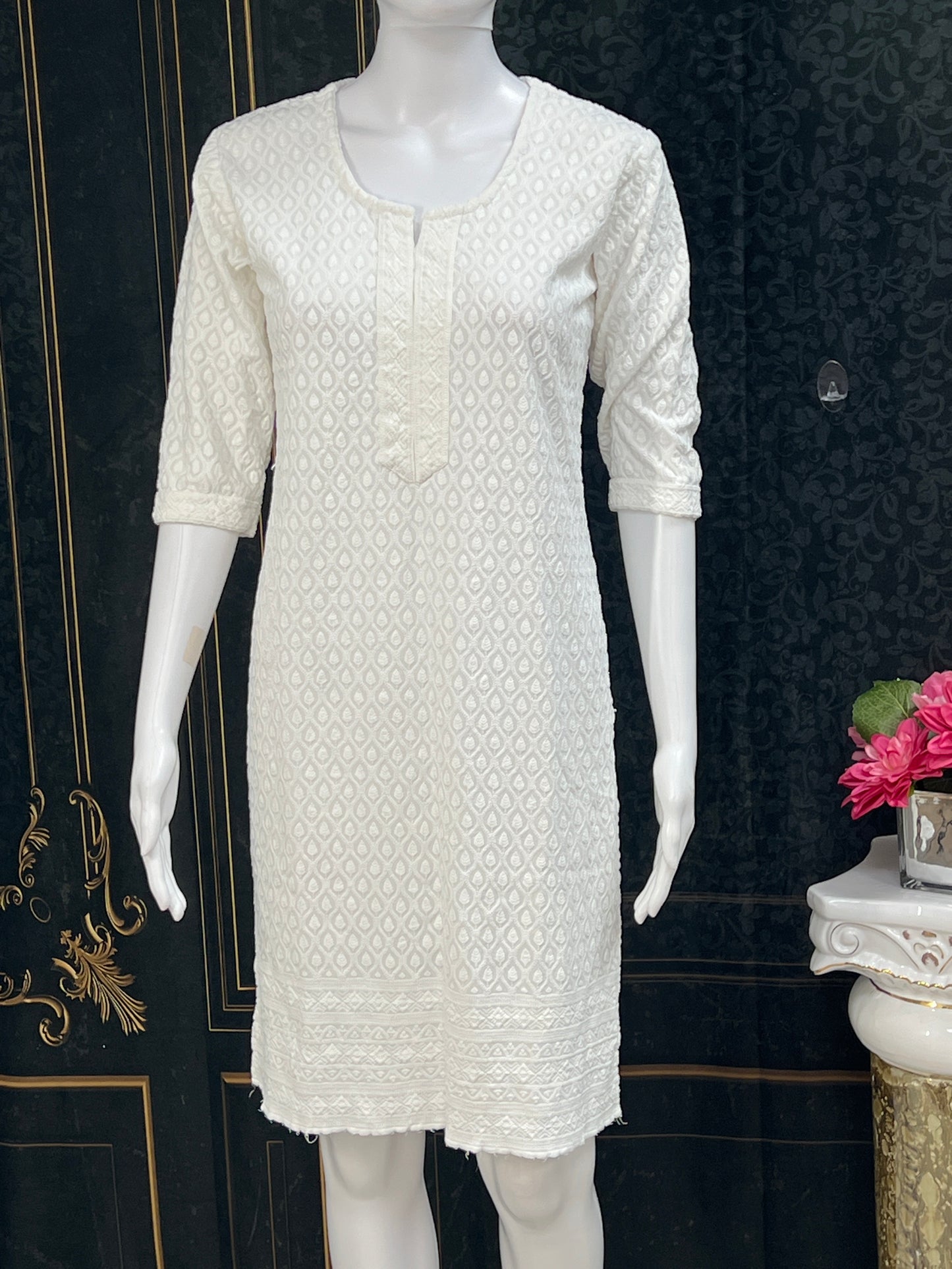 Chikankari Kurti / NO SEQUIN