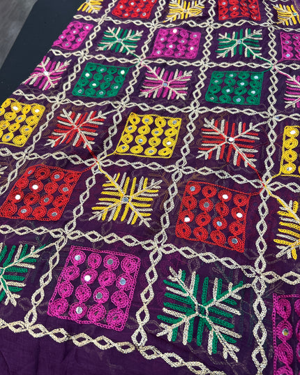 Embroidered phulkari dupatta