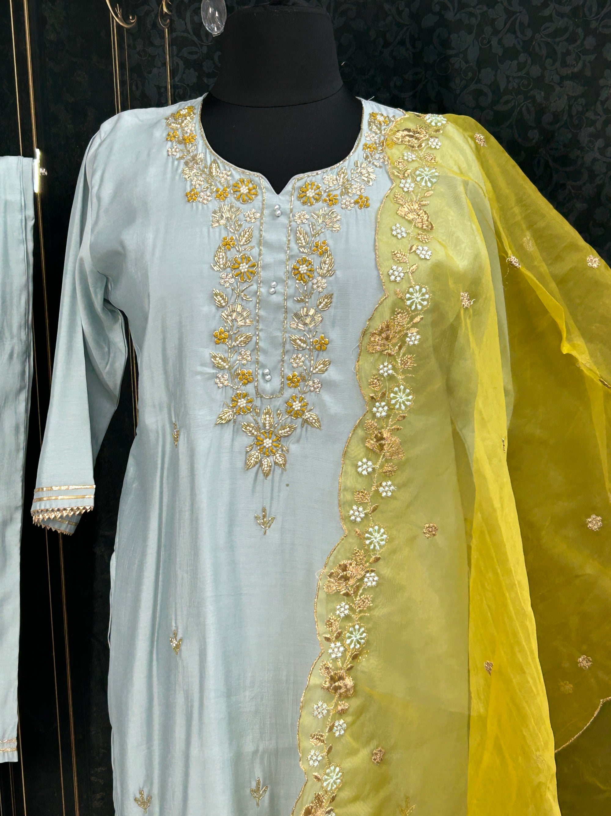 Modal silk salwar suit | plus size kurti