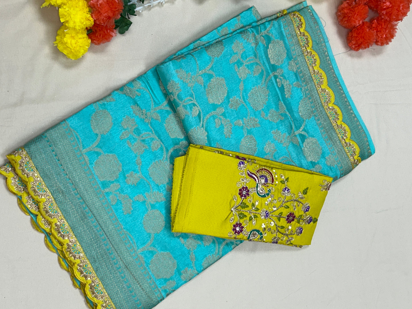 Party wear silk saree