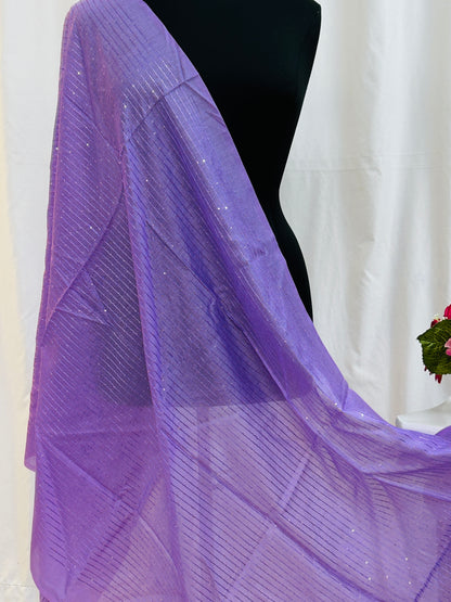 Light purple dupatta