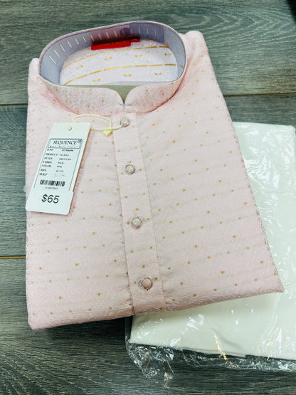 Light pink kurta pajama set