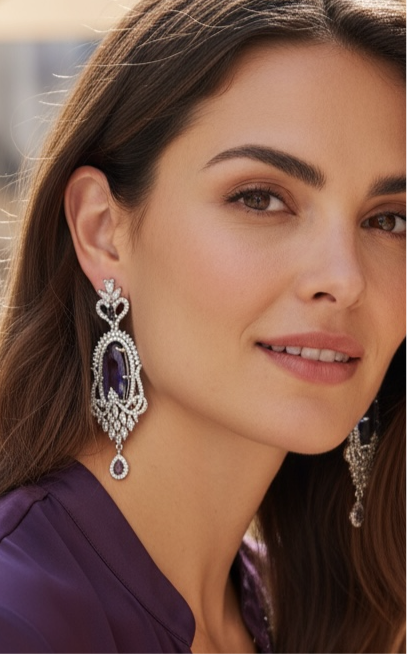 AD earrings