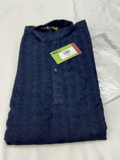 Cotton chikankari Kurta set