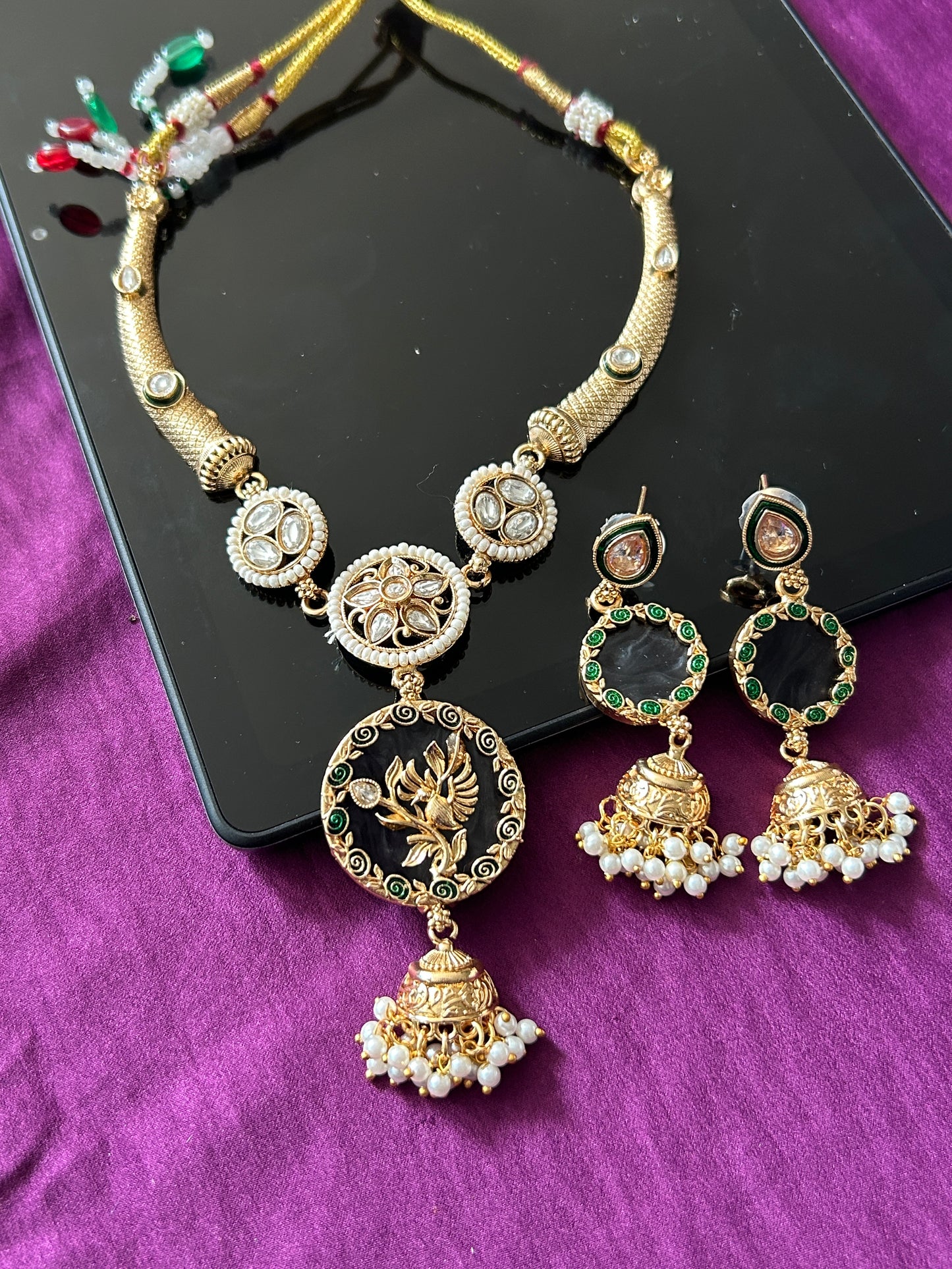 Gold look alike necklace sets