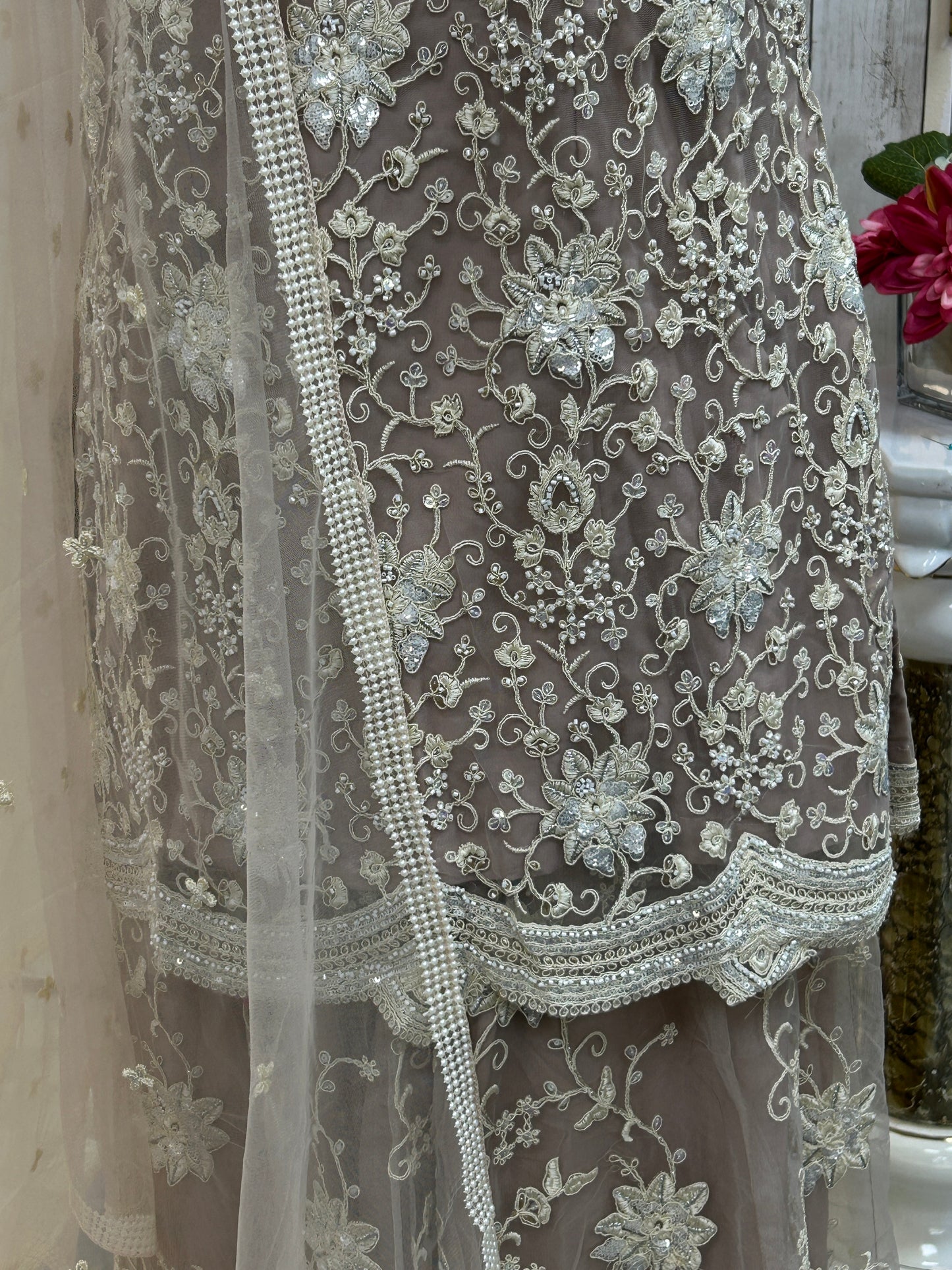 Designer party wear sharara set