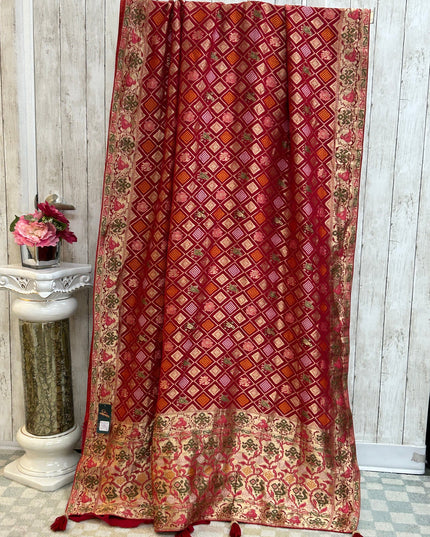 Bandhani patola saree