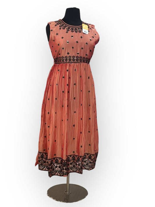 Silk long kurti