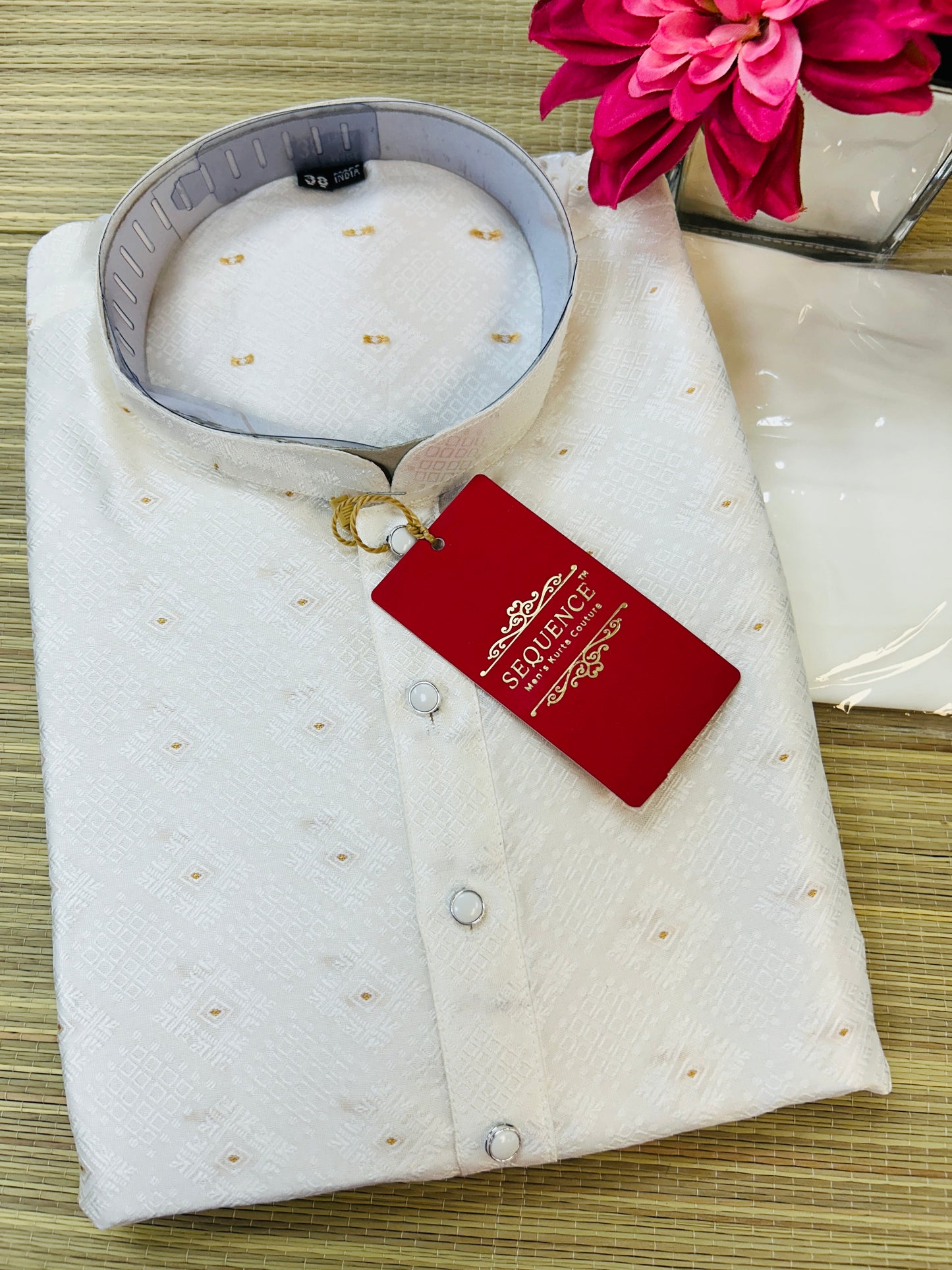 Off white kurta set