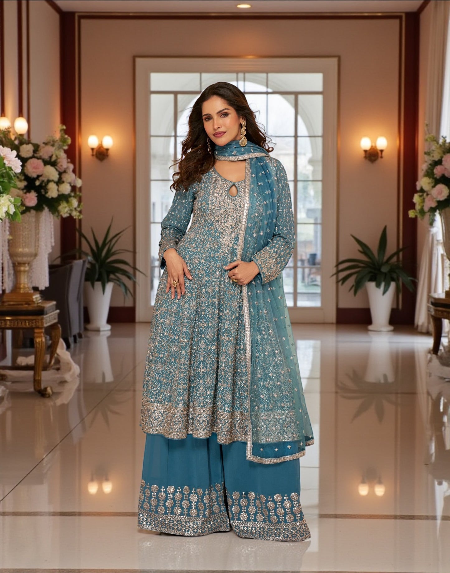 Designer collection: sharara suits by Kurti Connection USA
