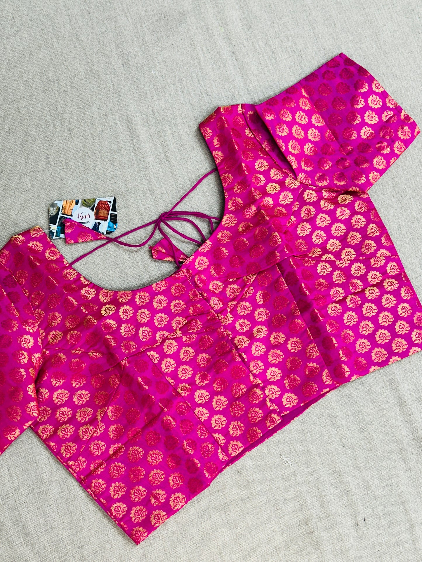 Dark pink blouse