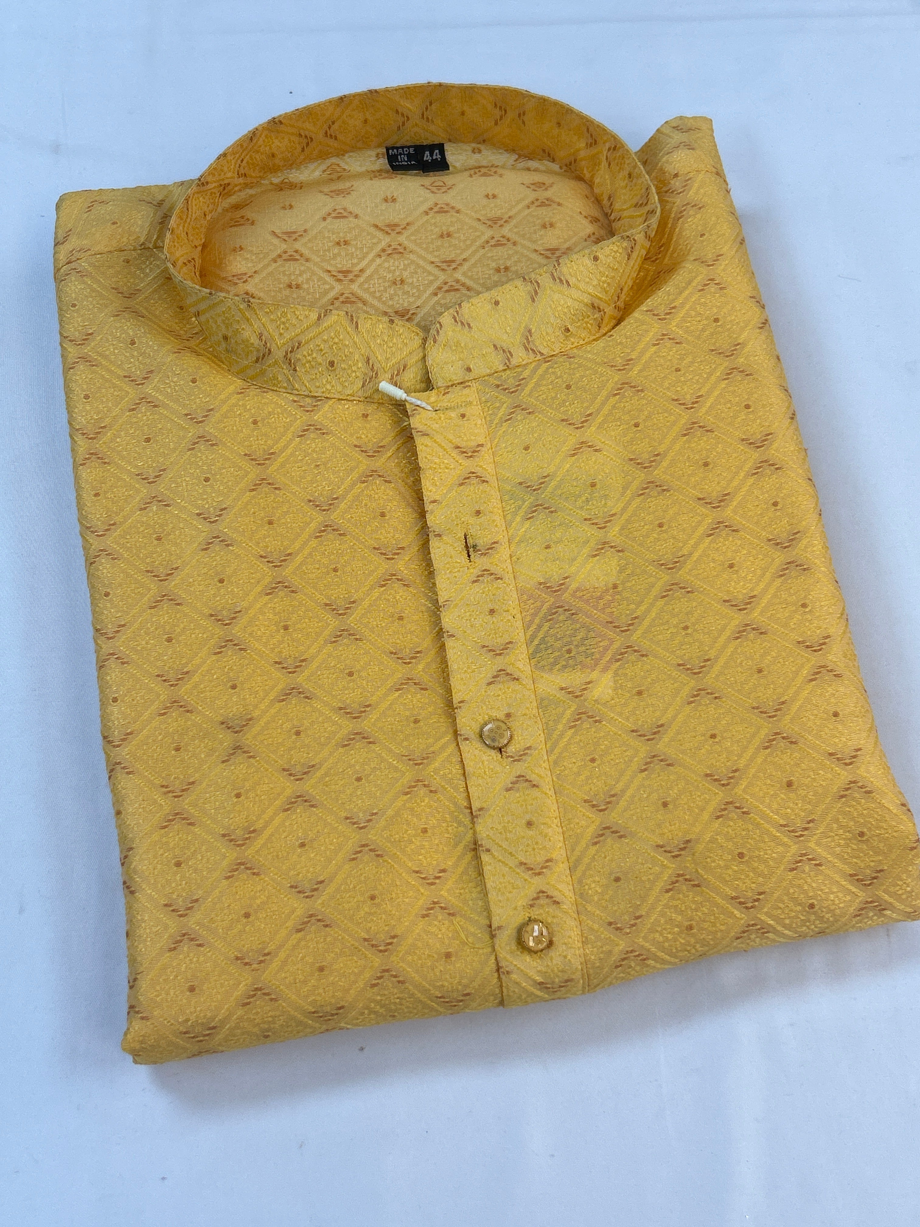 Yellow kurta pajama set