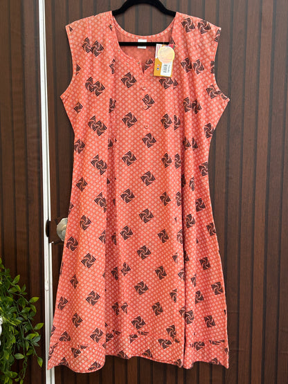 A line cotton Kurti : SALE