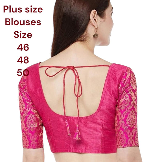 Plus size blouses | blouse for saree and lehenga