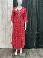 Rayon long kurti